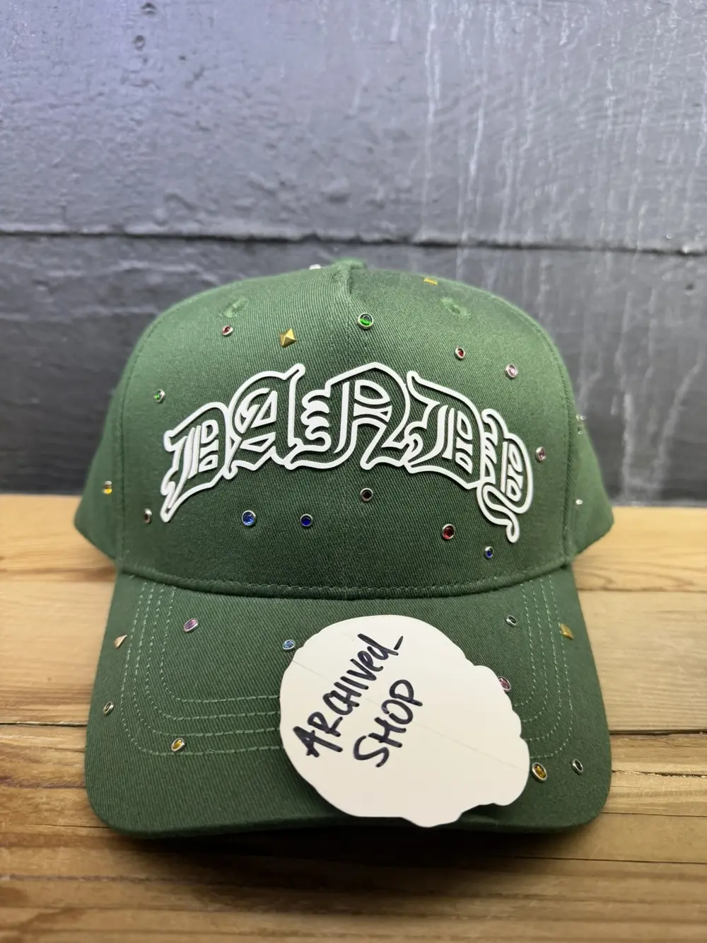 18c72f18fc6a4c5bb0d26d9180cc6f55.webp DANDY HATS 10 Year Anniversary GREEN / WHITE Snapback - Image 1