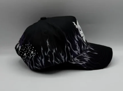 Cashedout Hat “PURPLE FLAME ” Just The Hat Brand New Dandy Hats Barbas Hats
